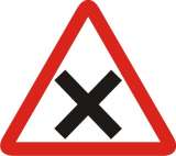Cross roads Sign