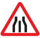 End of dual carriageway Sign