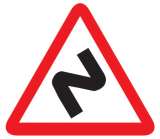 Series of Bends Sign