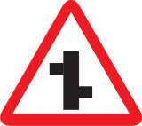 Staggered Intersection Sign