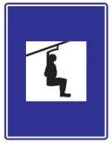 Chair Lift Sign