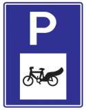 Cycle Rickshaw Parking Sign