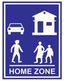Home Zone sign